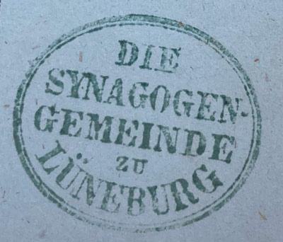 Stamp Synagogengemeinde, Museum Lüneburg